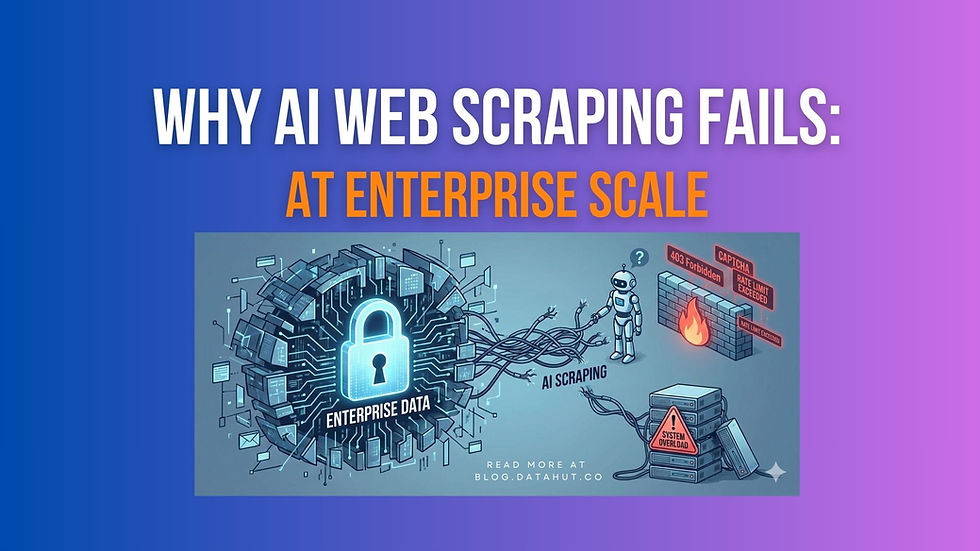 Why AI Web Scraping Fails :At Enterprise Scale
