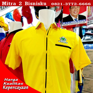 atribut partai golkar