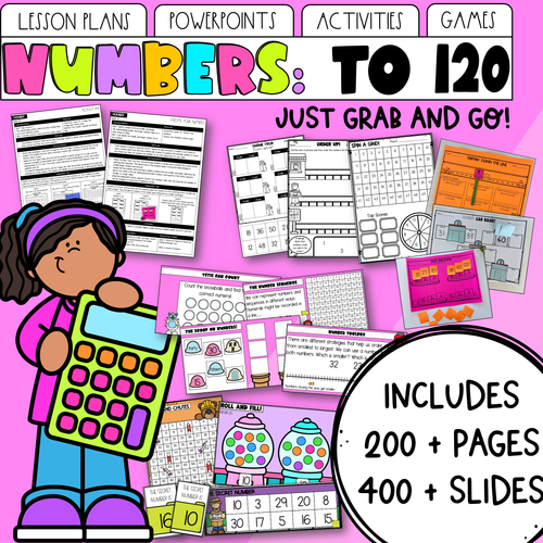 Numbers to 120 | Maths Unit: Lessons, PowerPoint, Activities & Games ...