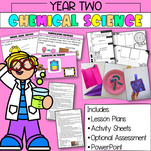 Year Two Chemical Science Unit Australian Curriculum V8 & V9 Mrs