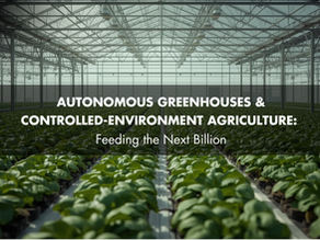 Autonomous Greenhouses & Controlled-Environment Agriculture: Feeding the Next Billion