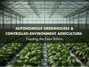 Autonomous Greenhouses & Controlled-Environment Agriculture: Feeding the Next Billion