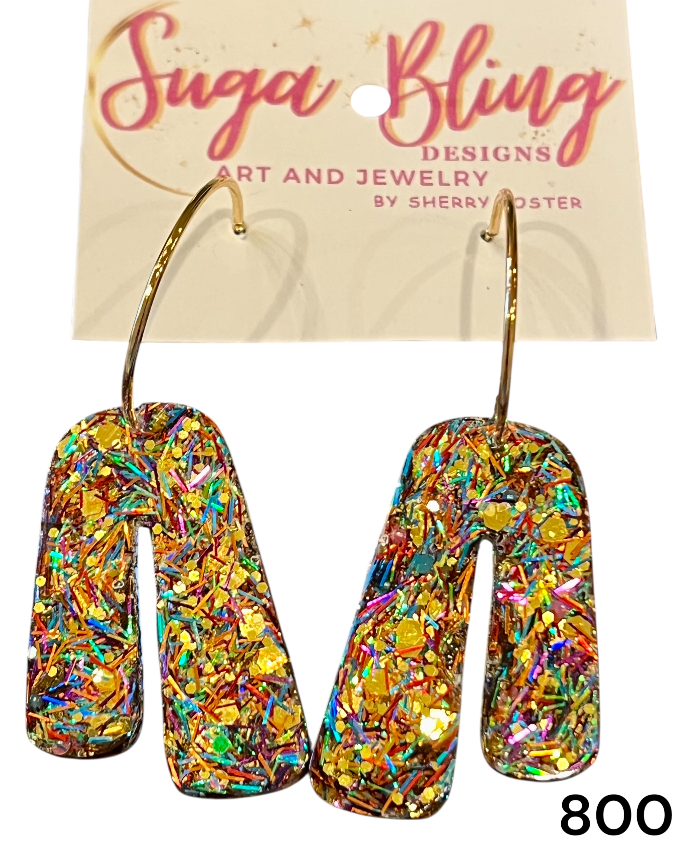 A1 800 Colorful Confetti Hoops