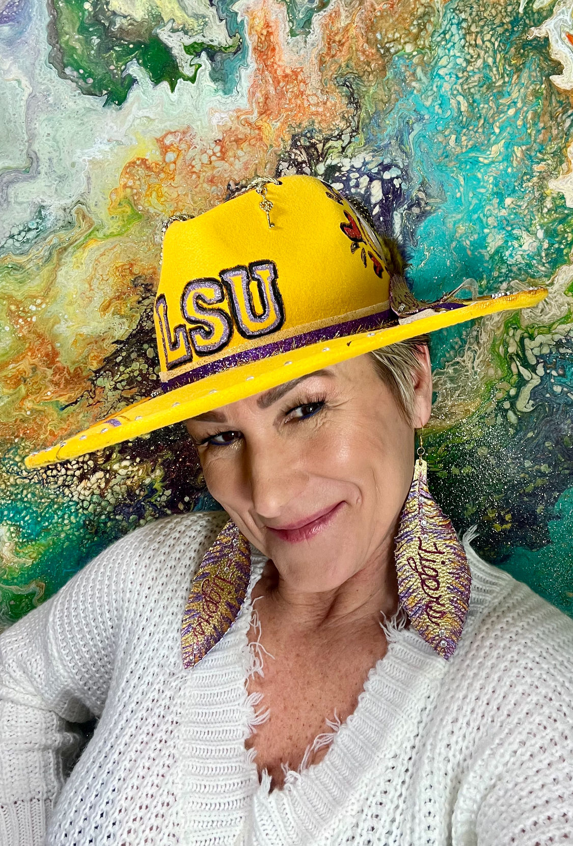 H1 3 GOLD Tiger BoHo Hat