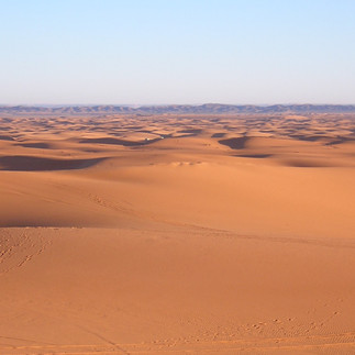 The beauty of the Sahara, red sand