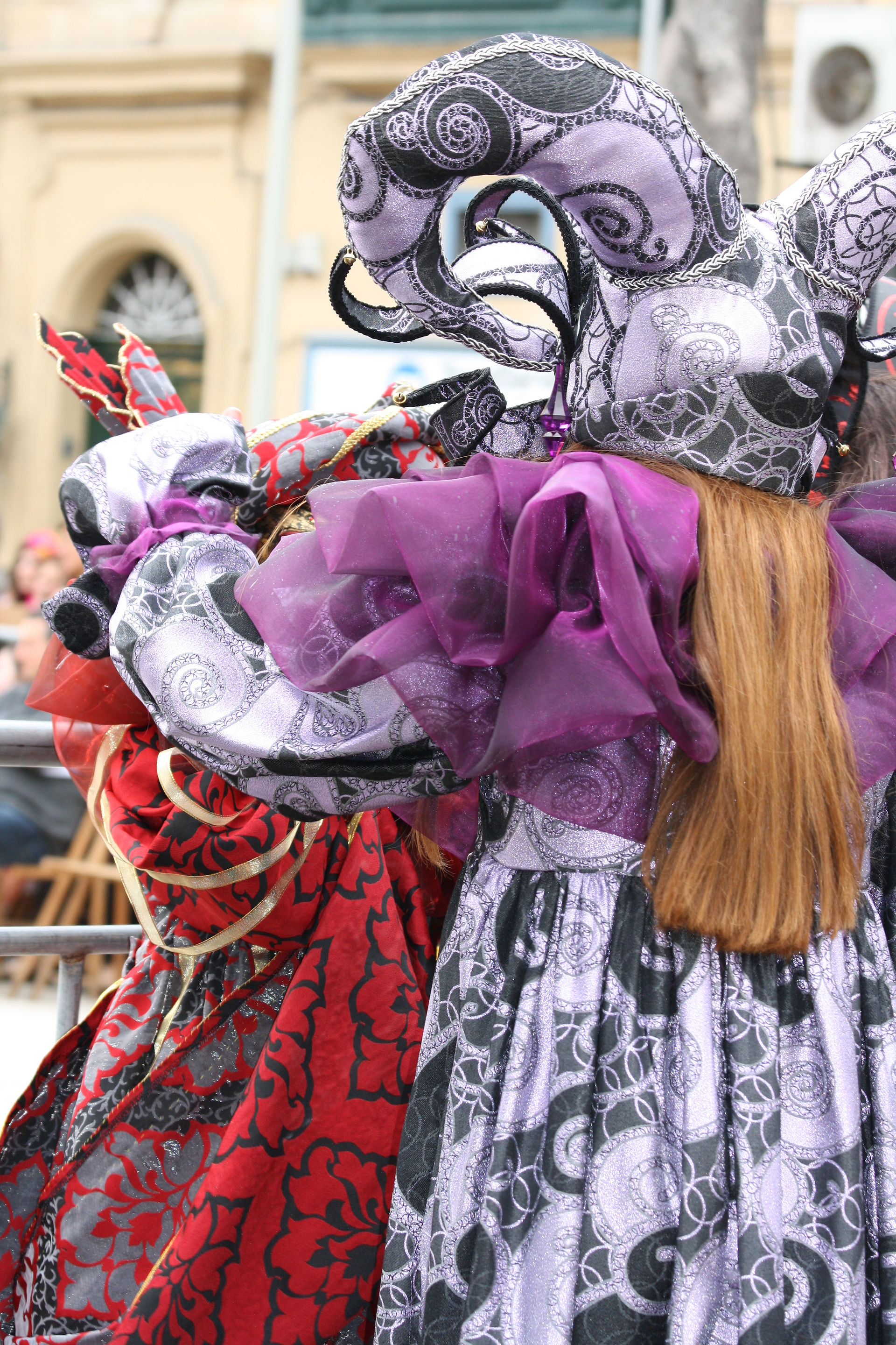 Children competing for costumes 