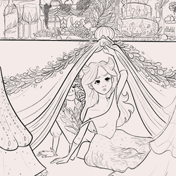 2024. Illustrations basé sur le roman ''Prince Cruel'' 