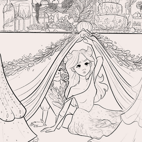 2024. Illustrations basé sur le roman ''Prince Cruel'' 
