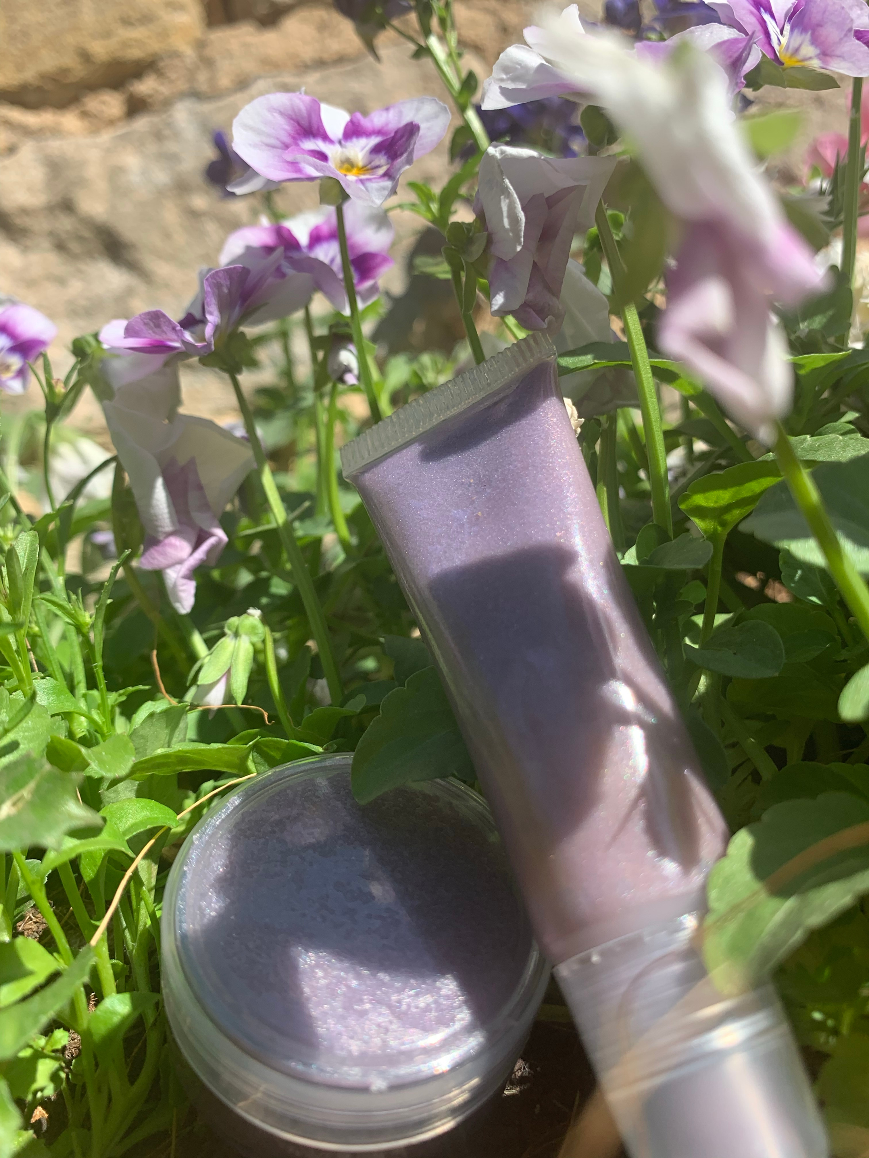 Double trouble lavender || lip gloss and scrub