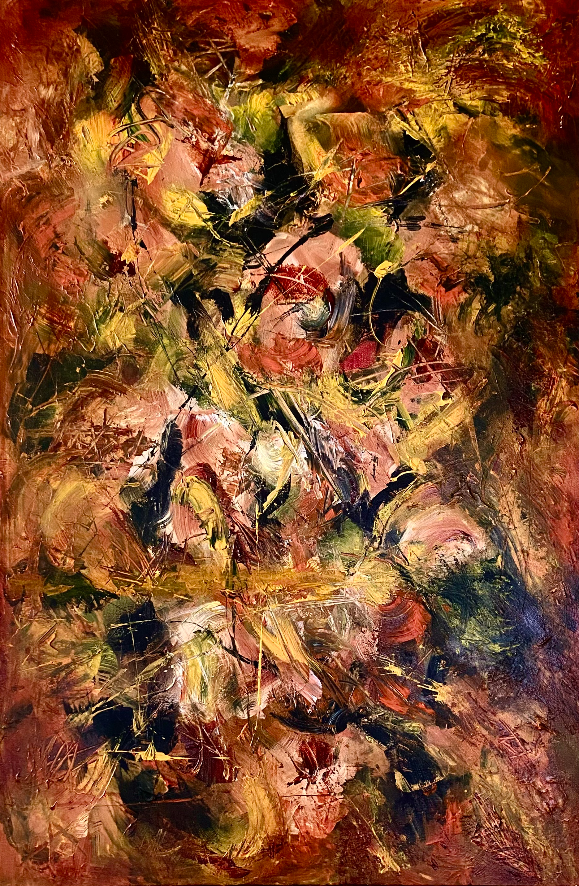 Abstract/untitled  18” by 24” Acrylic on canvas