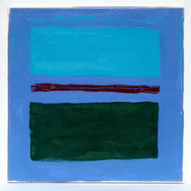 art, original artwork, acrylic, colour block, quarks square, color field, land form, color wheel 