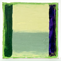 art, original artwork, acrylic, colour block, quarks square, color field, land form, color wheel 