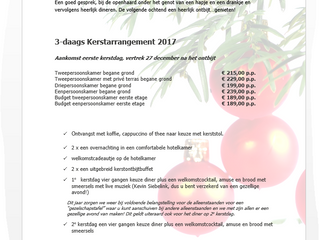 Kerstarrangement!