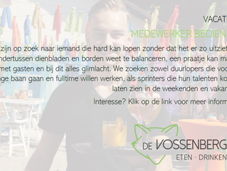 Vacature medewerker bediening
