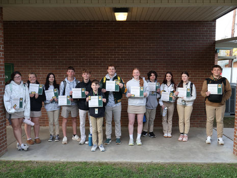 February 2026 Students of the Month!
