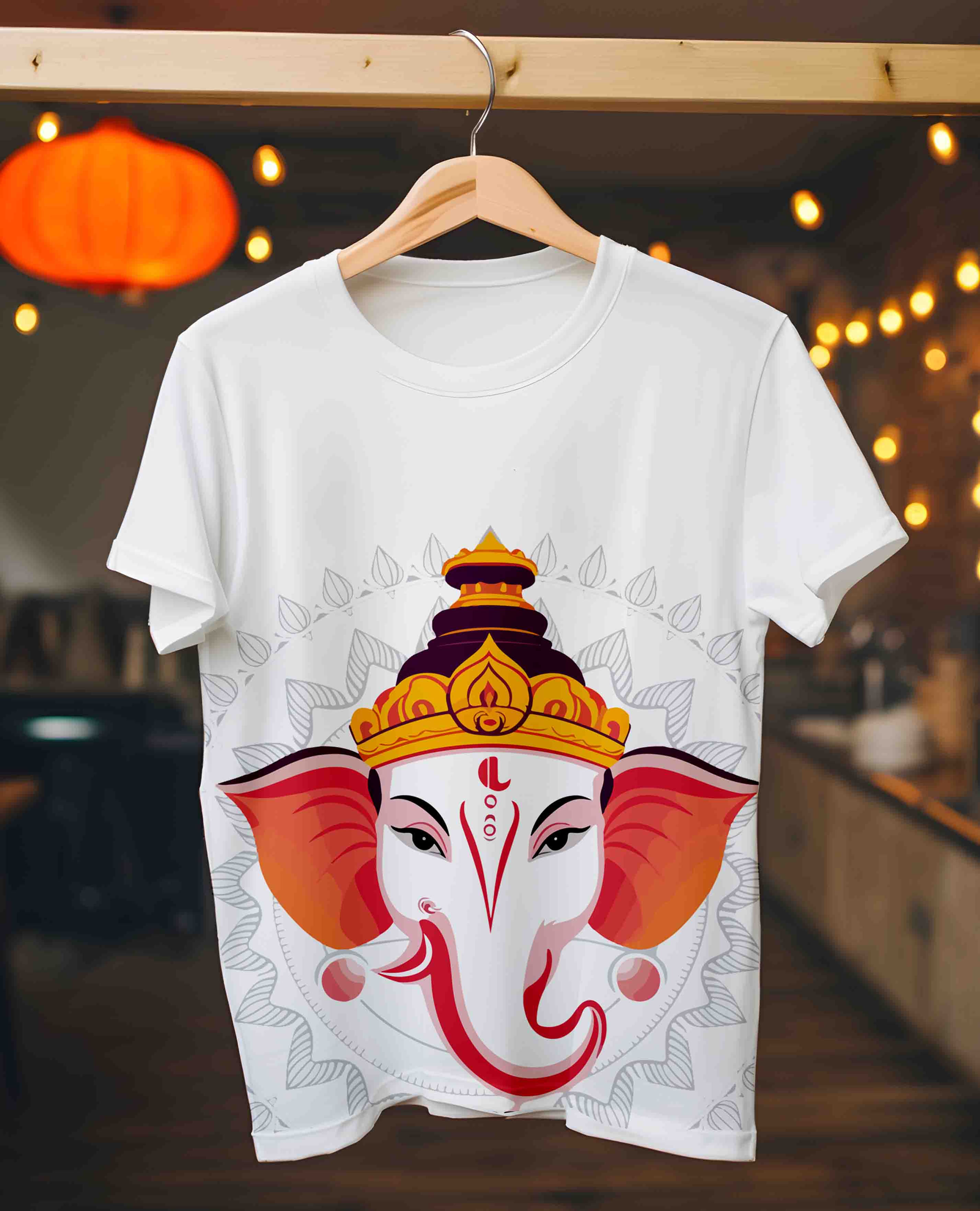 Noida Full Graphic Ganesh Utsav T-Shirts: IT Hub’s Full Color Celebration