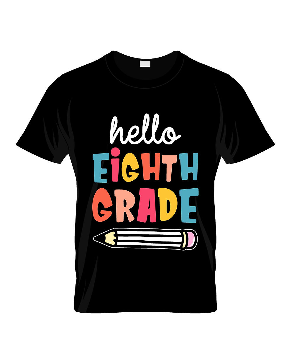 Thumbnail: level unlocked 1st grade back school typography t shirt