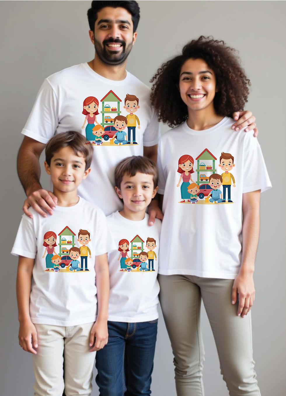 Jaipur Shekhawati Family Matching T-Shirts – Cultural Heritage Designs