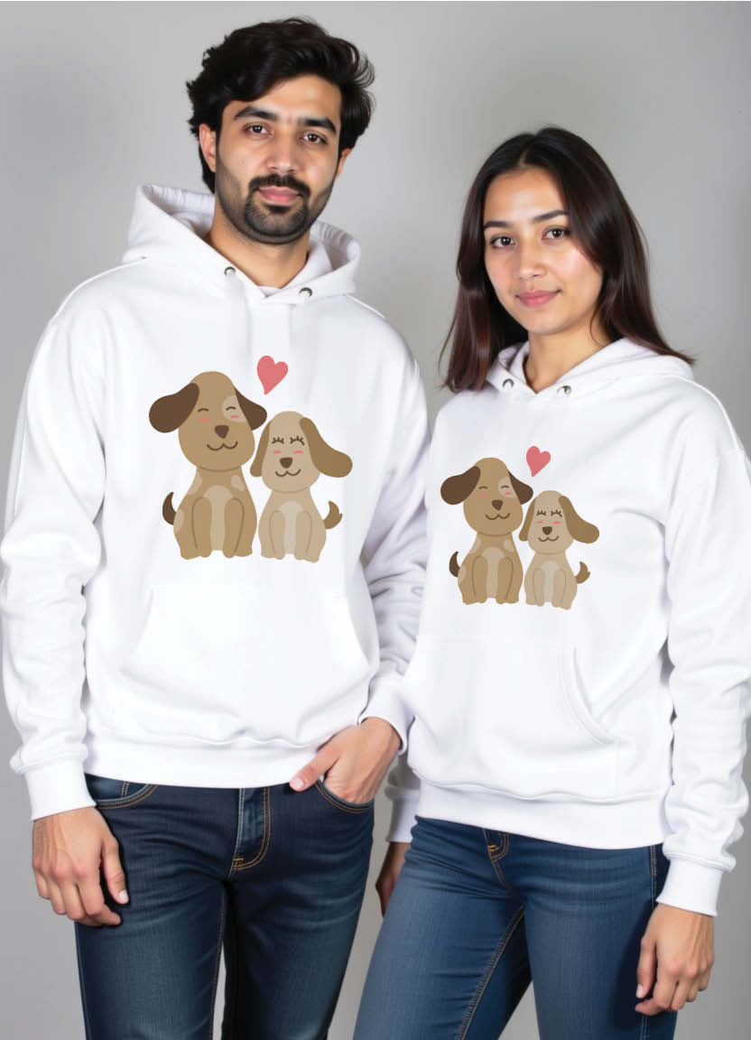 You’re the Peanut to My Butter Printed Couple Hoodie Set – Cute & Funny