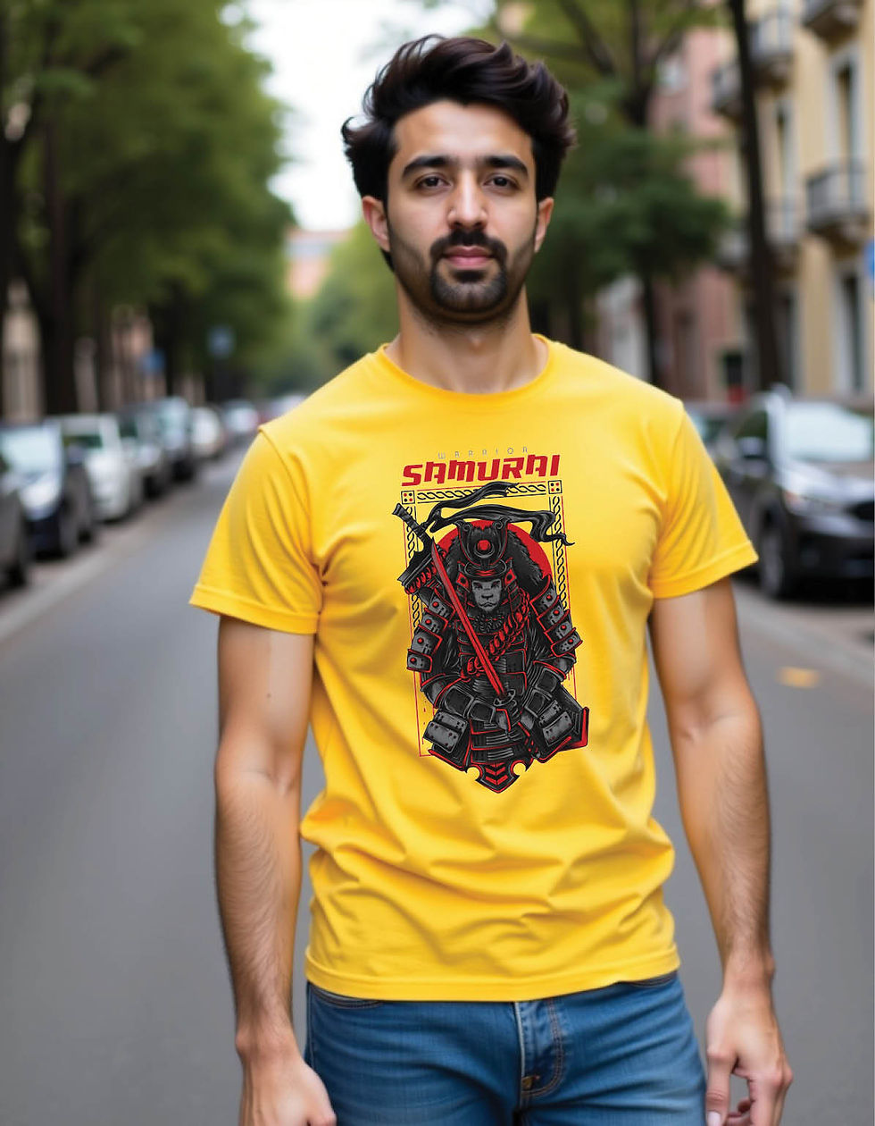 Asphalt Wave Classic Tee with Urban Tide Graphic in Black Ink