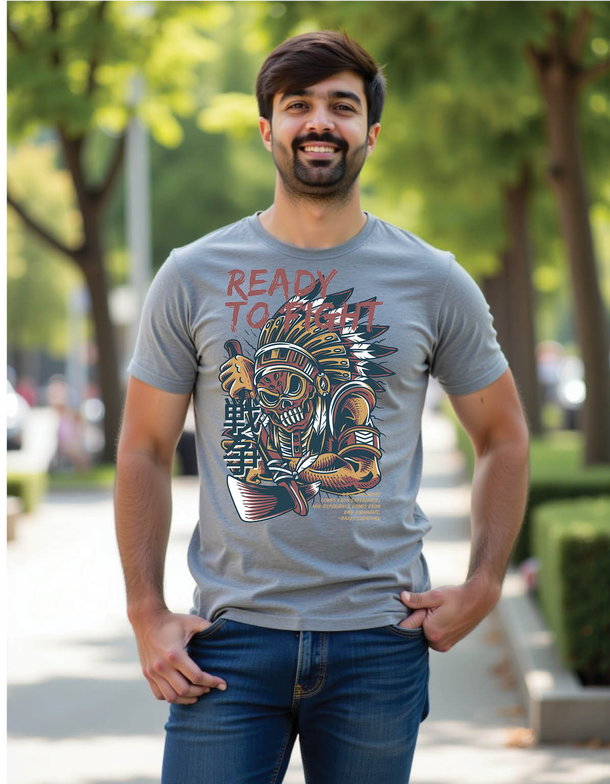 Urban Dust Regular Fit T-Shirt with Faded City Dust Print Ink
