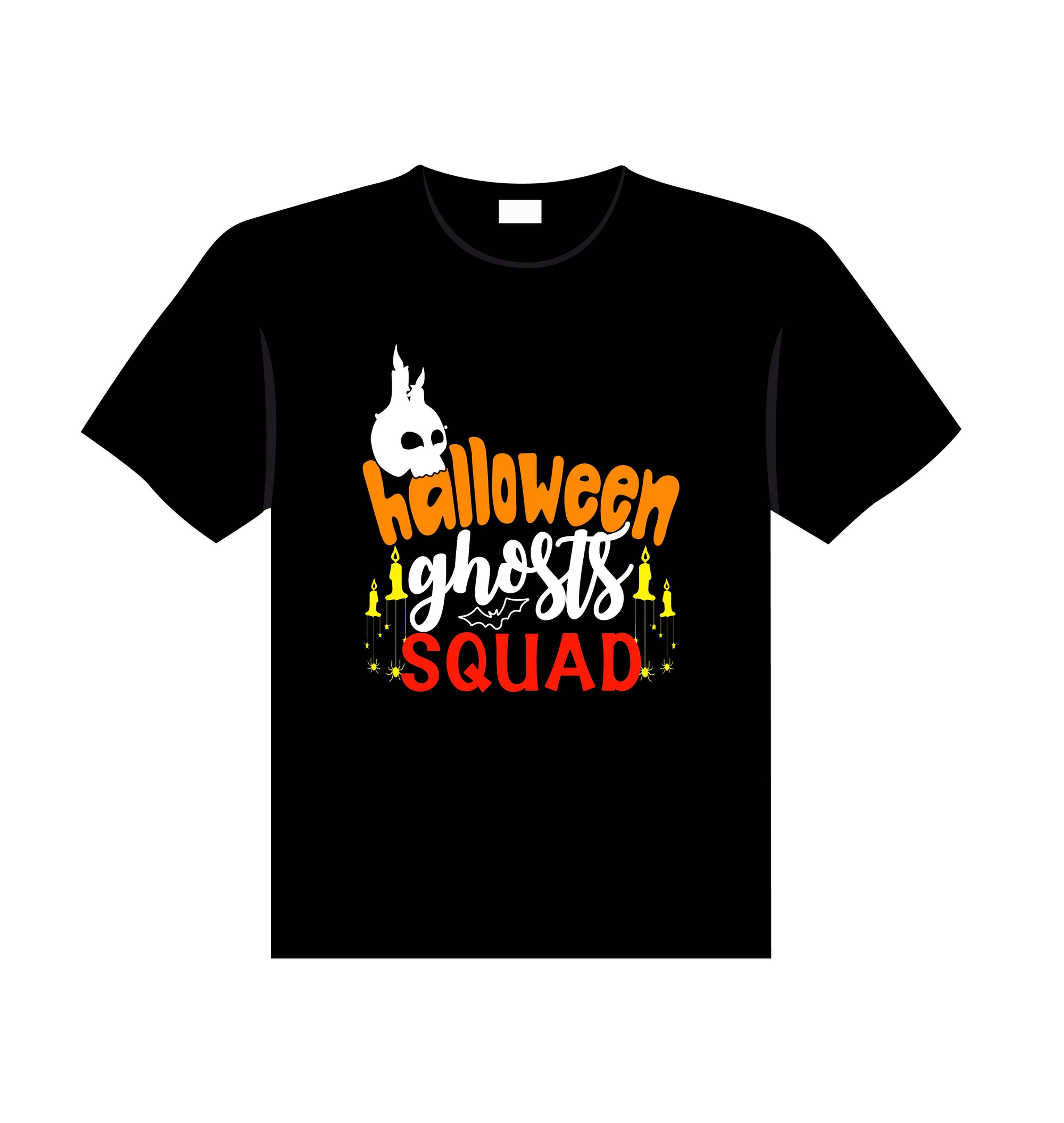 halloween ghosts squad typography t shirt ghosts t shirt