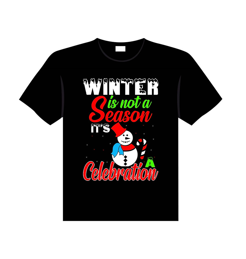 winter is not a season its a christmas graphic printed t shirts