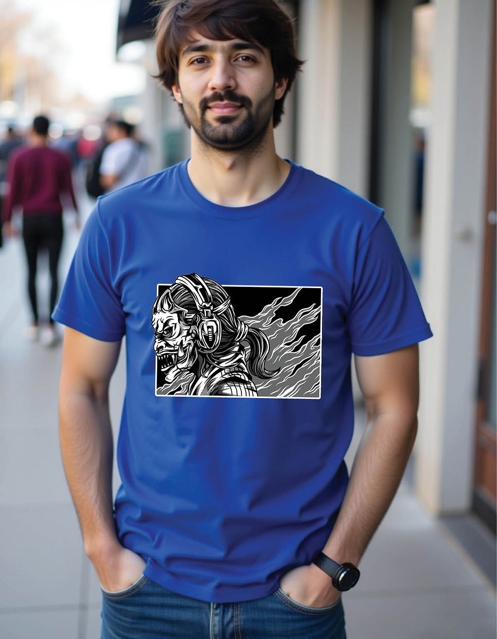 Thumbnail: Iron Strike Regular Fit T-Shirt with Industrial Bolt Print Art