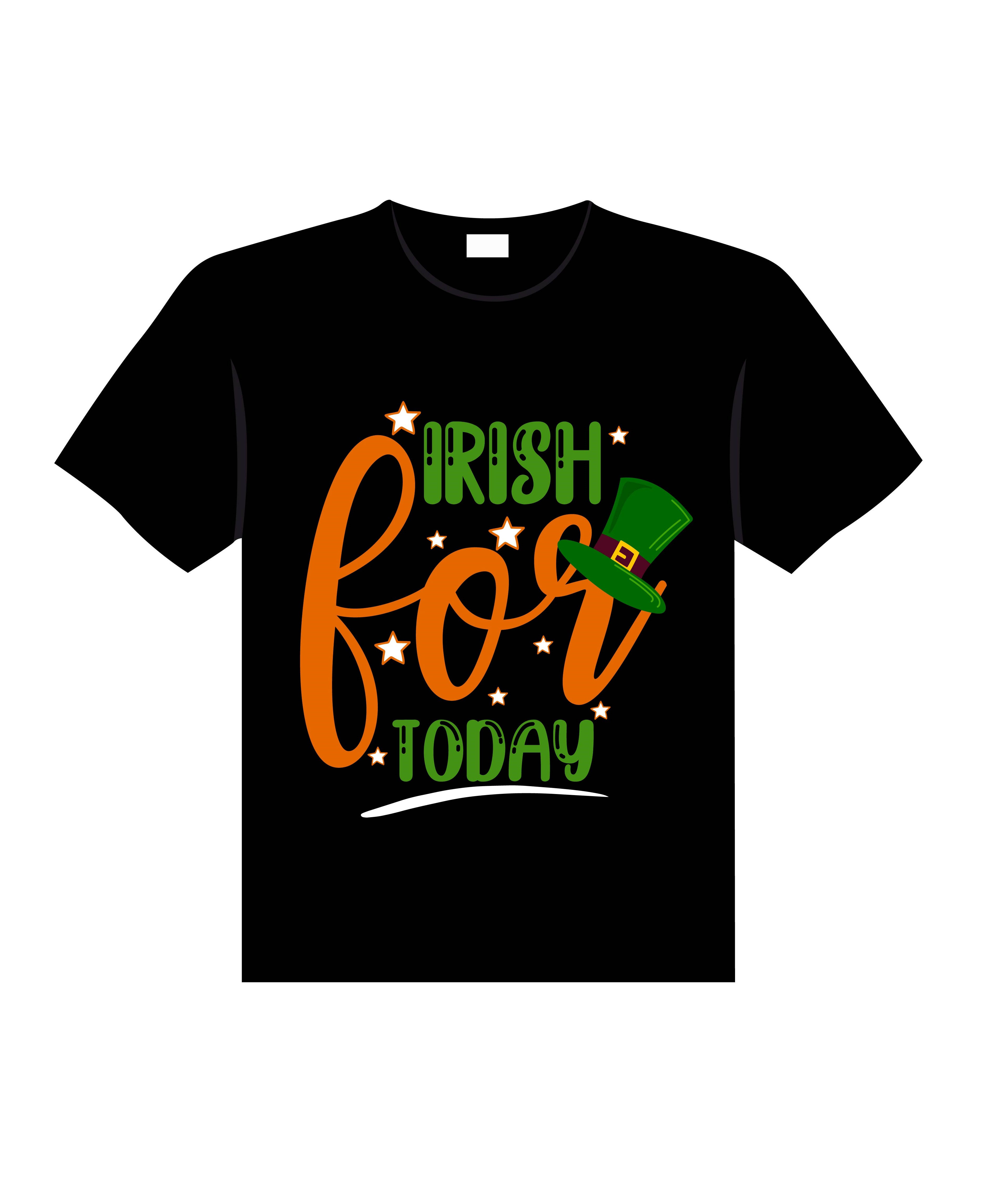 irish for today typography printed t shirts