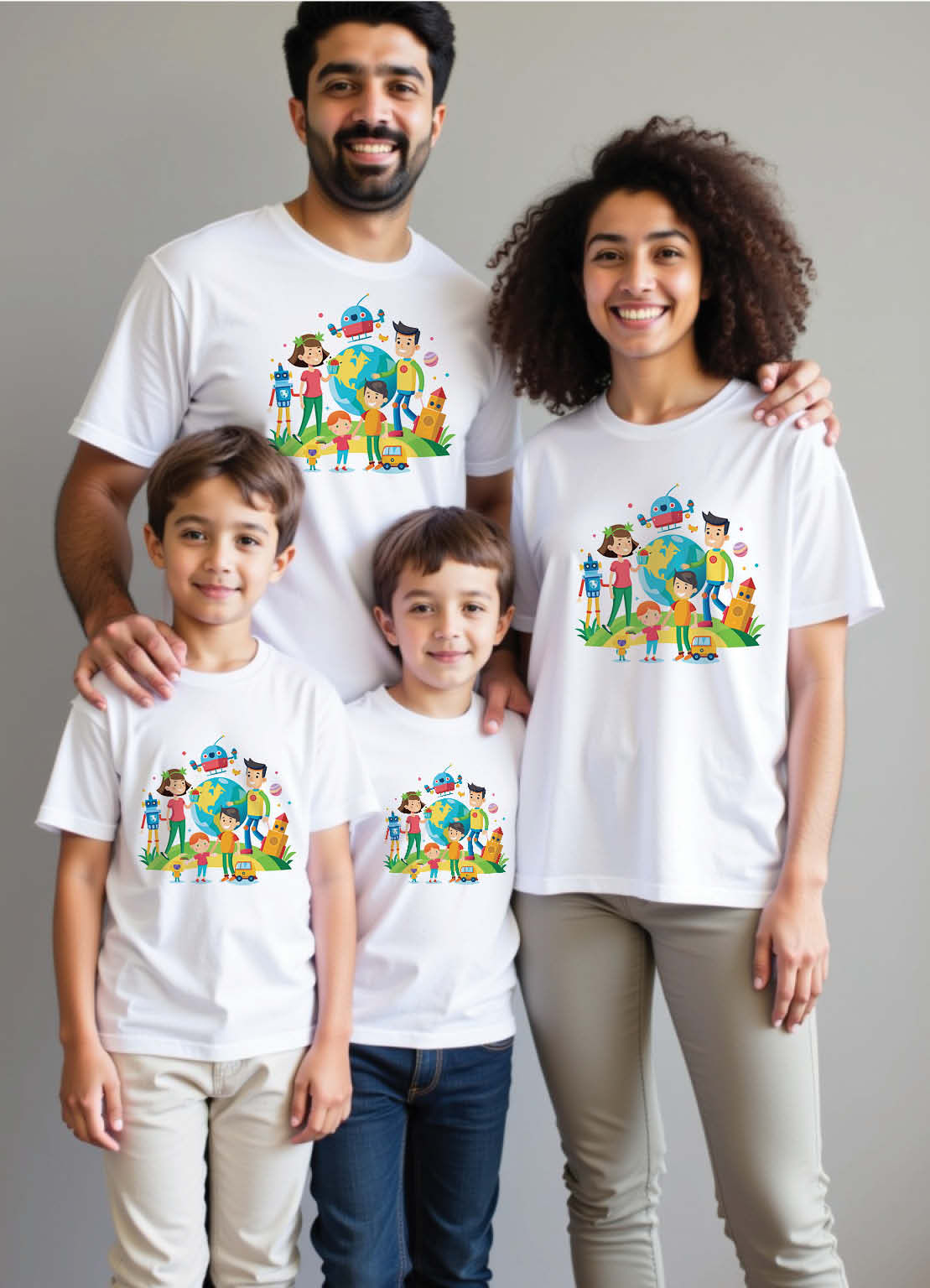 Mumbai Shine Family Matching T-Shirts – Iconic & Stylish for All