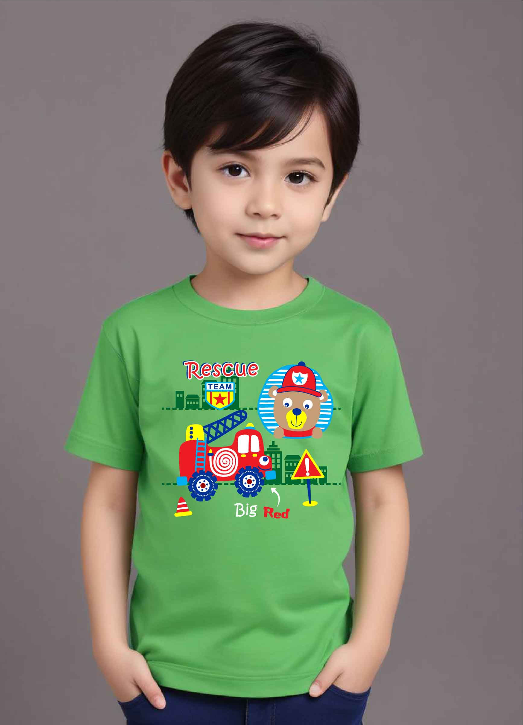 Mythical Adventures: Graphic Cotton Tees for Kids