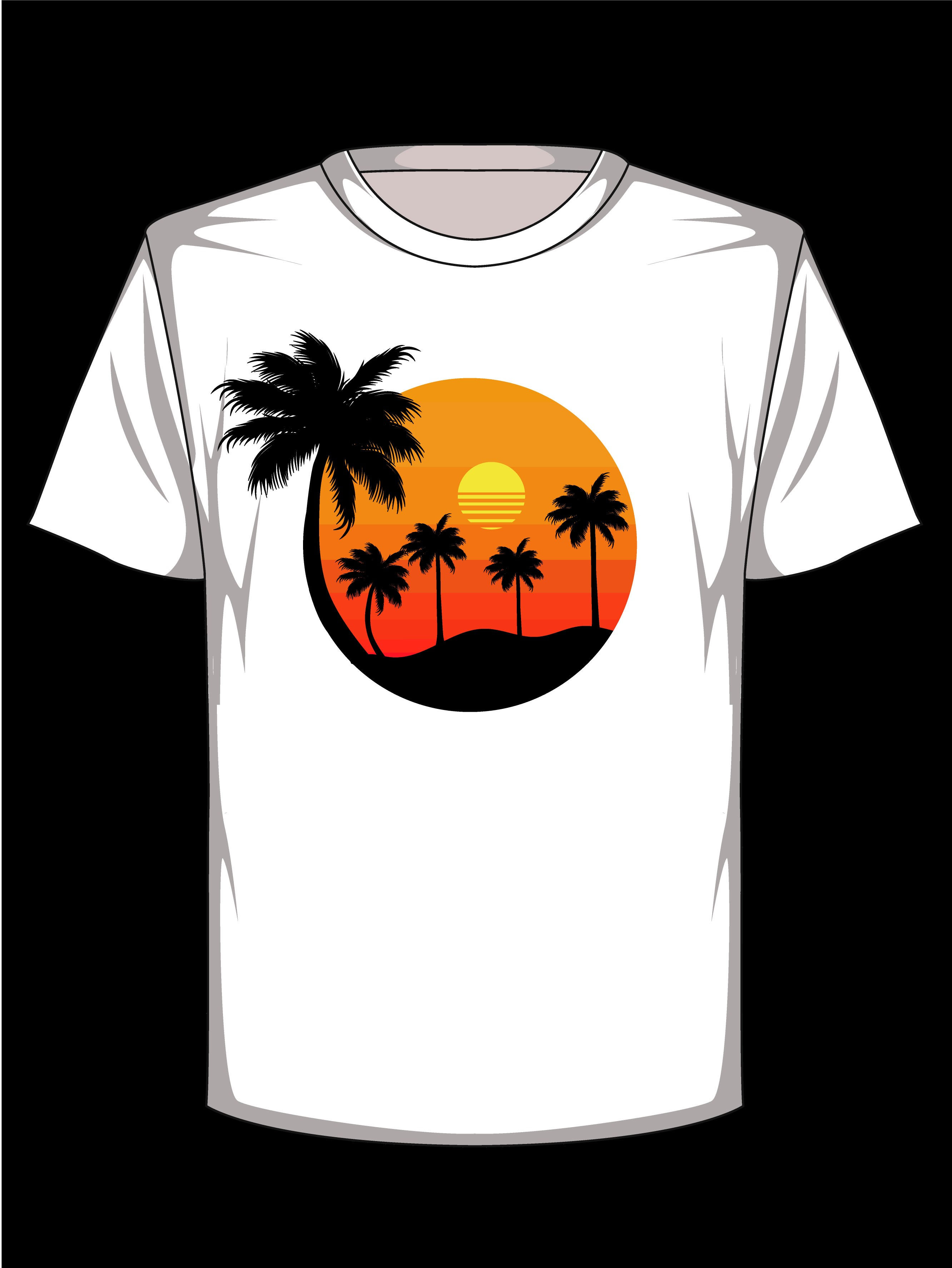 morning atmosphere nature graphic t shirt