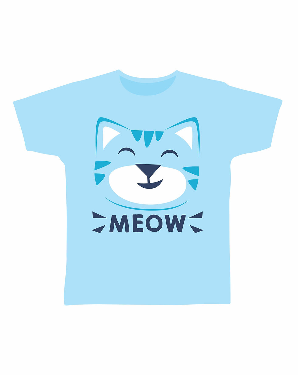 Thumbnail: Meow play cat,cat play baseball kids t shirts / buy kids Graphic t shirts online