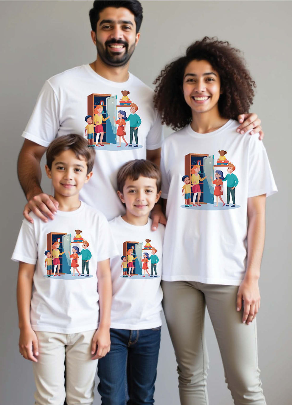 Gangtok Himalayan Family Matching T-Shirts for Mountain Adventure & Travel