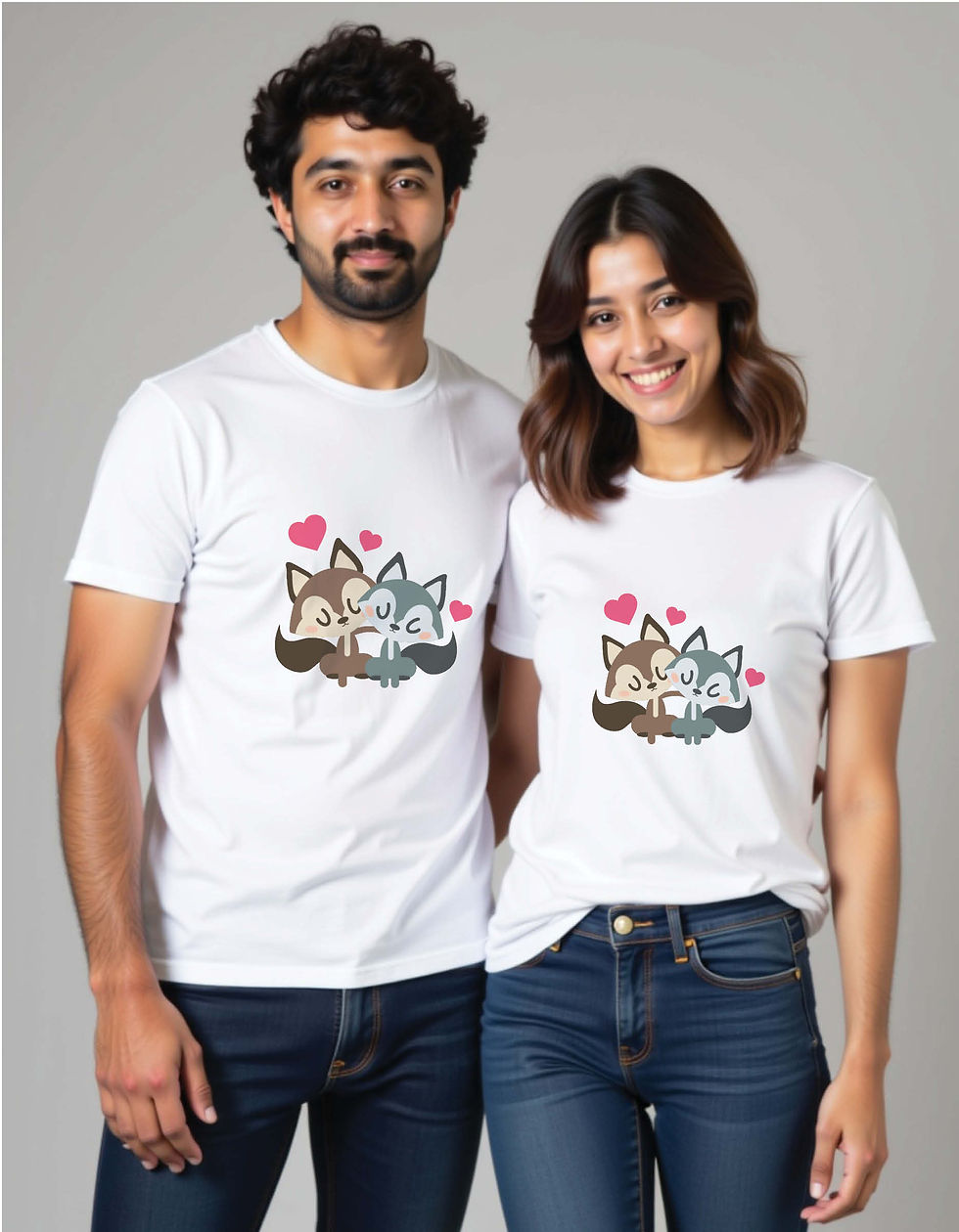 Bunked Lectures & Late-Night Calls – College Couple Tees