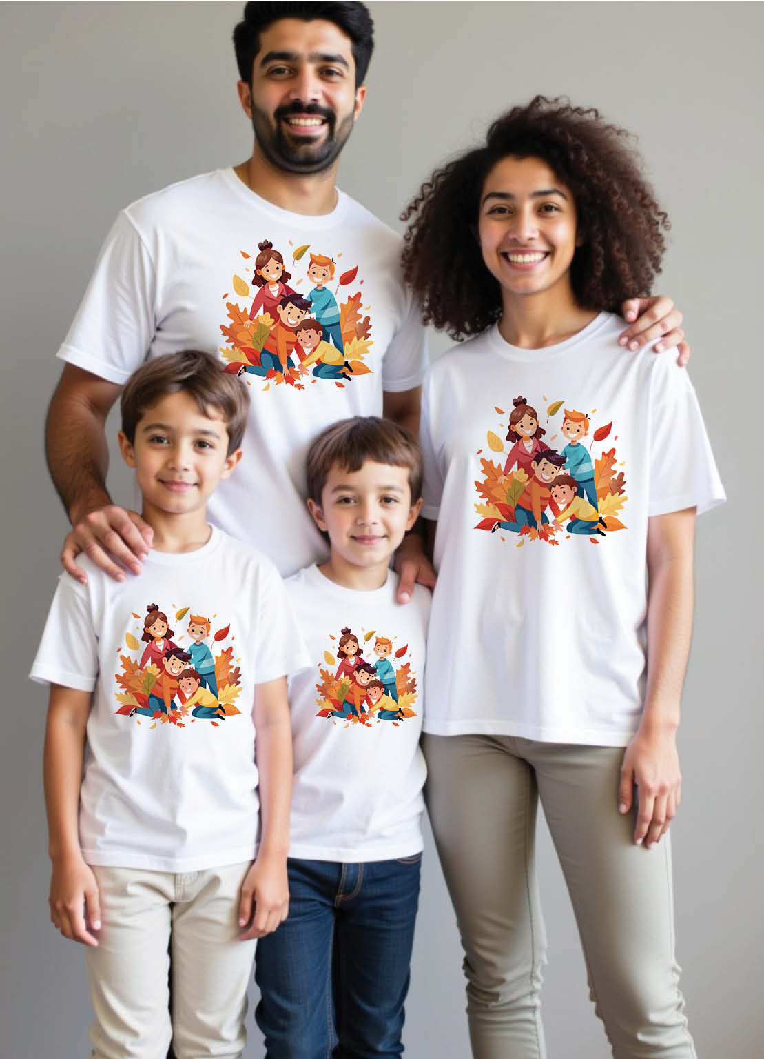 Goa Morjim Village Family Matching T-Shirts – Family Fun by the Beach
