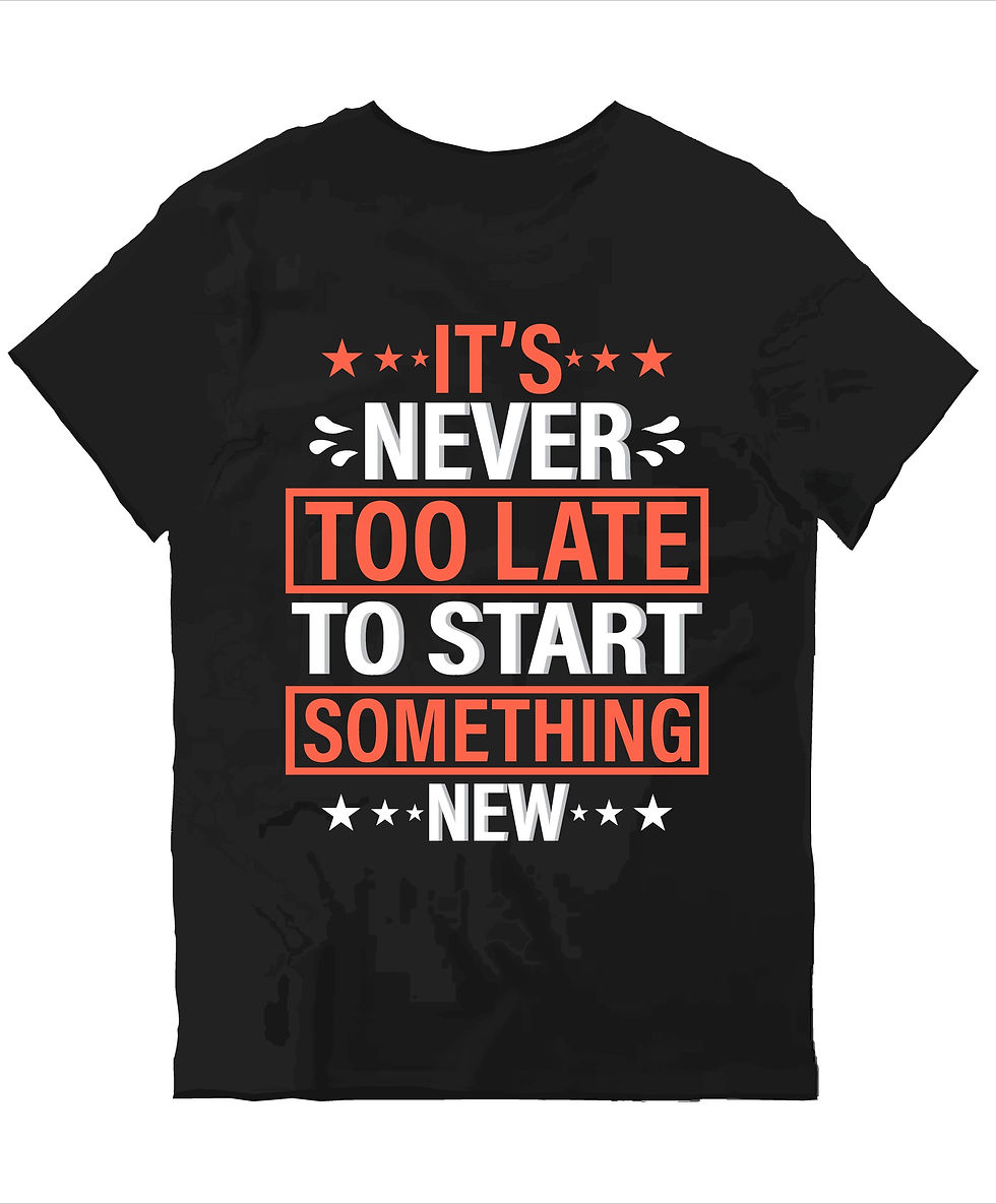 Thumbnail: black t shirt that says being uncool is new cool