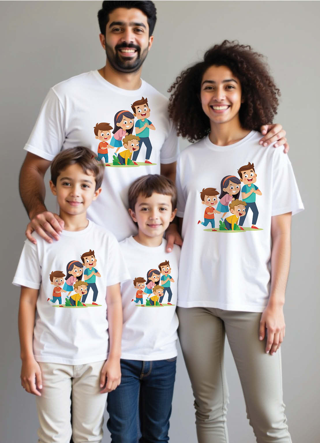 Chennai Coastal Family Matching T-Shirts – Beachy Prints for All