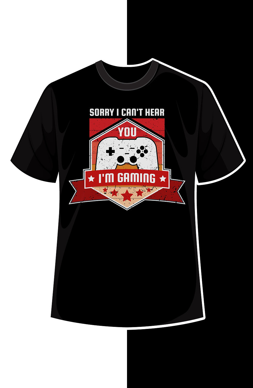 sorry i cant here you im gaming graphic printed t shirts gamer printed t shirts