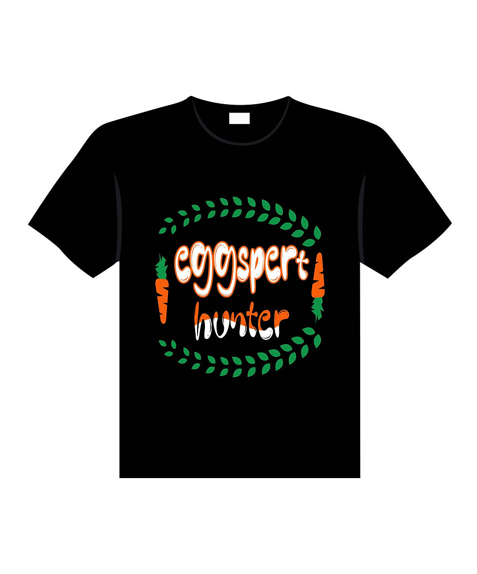 eggspert hunter typography printed t shirts