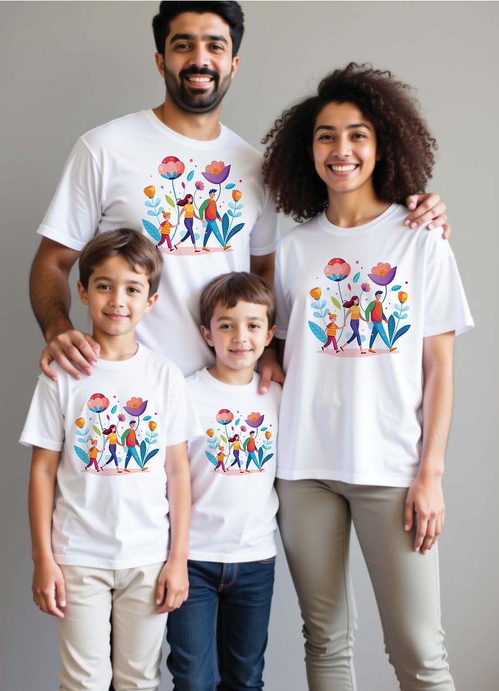 Kolkata Skyline Family Matching T-Shirts – City Charm for Parents & Kids