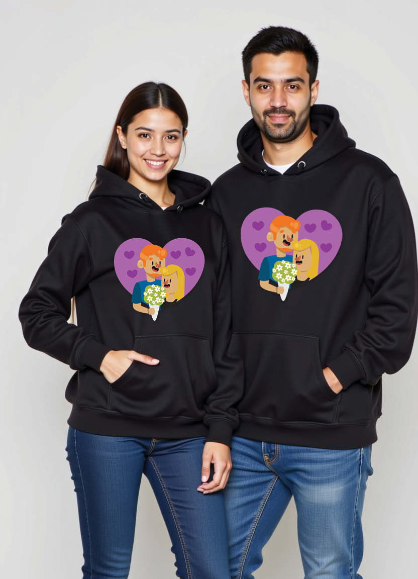 Thumbnail: You’re the Peace That Follows My Storm” – Printed Hoodie for Emotional Support