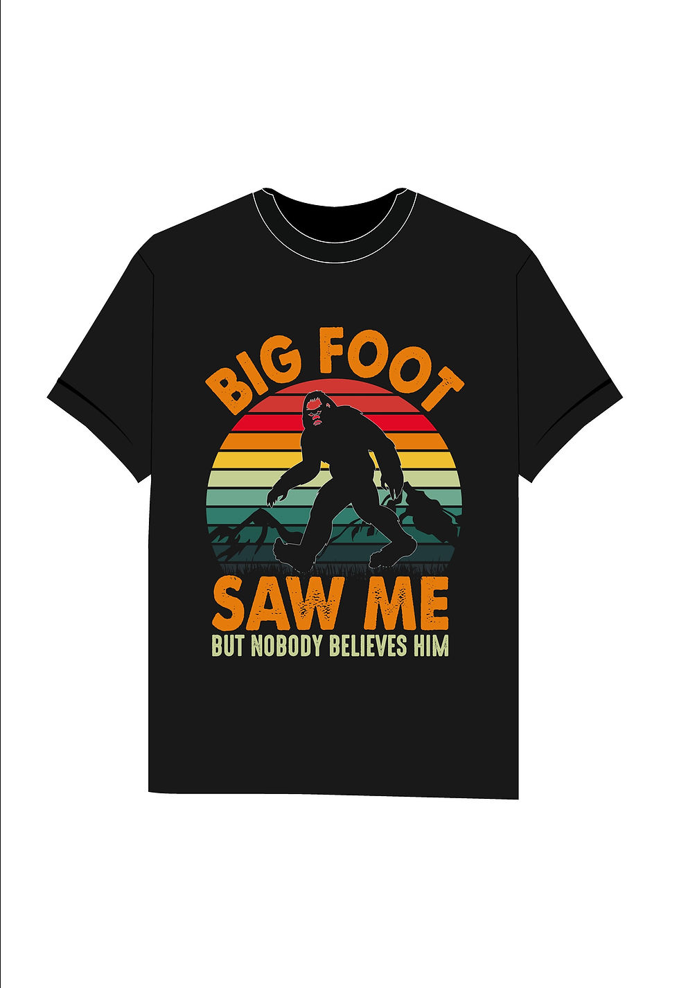 Thumbnail: just a girl who loves bigfoot i hate people t shirt