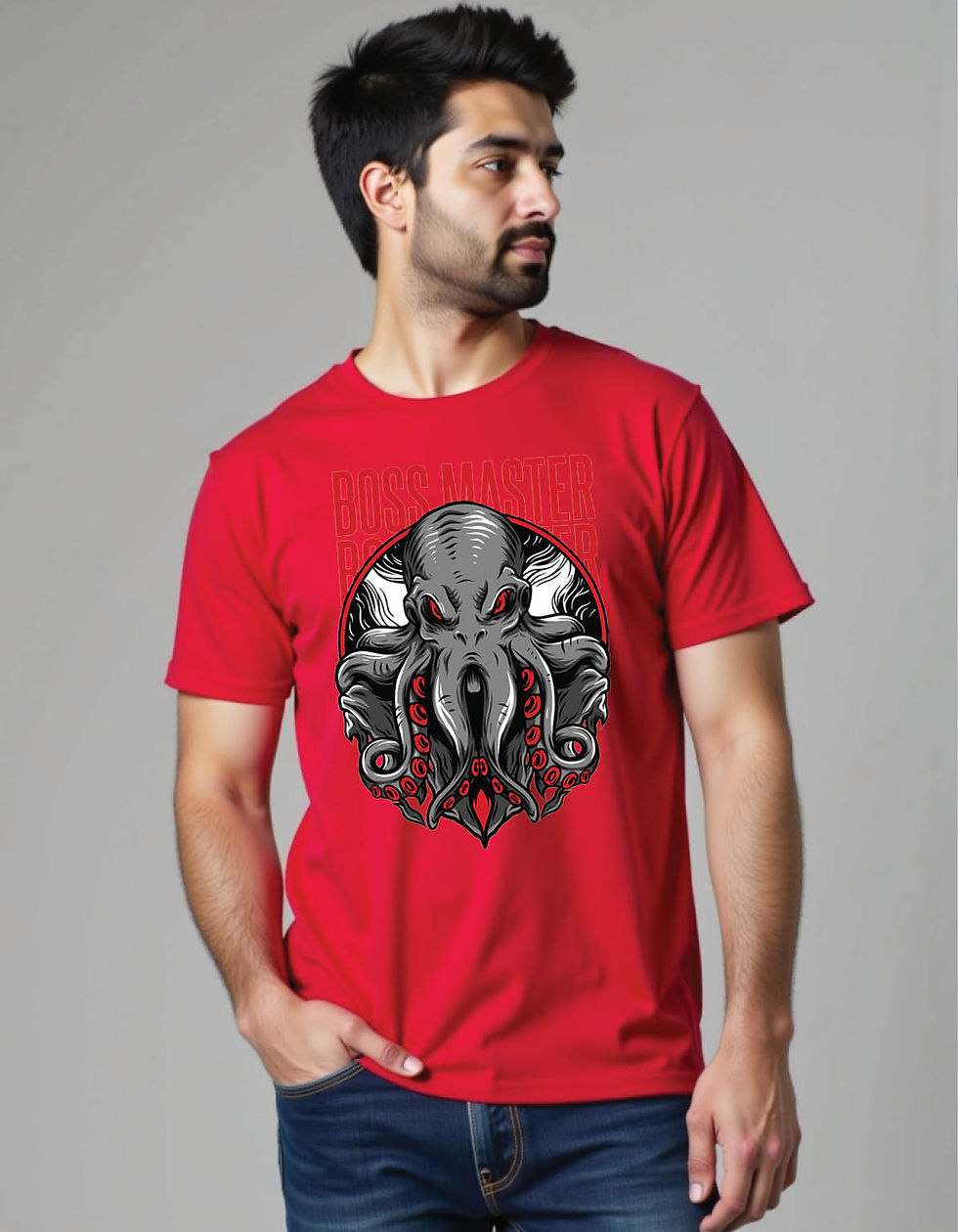 Thumbnail: Brick Vortex Regular Streetwear Shirt with Swirling Brick Art