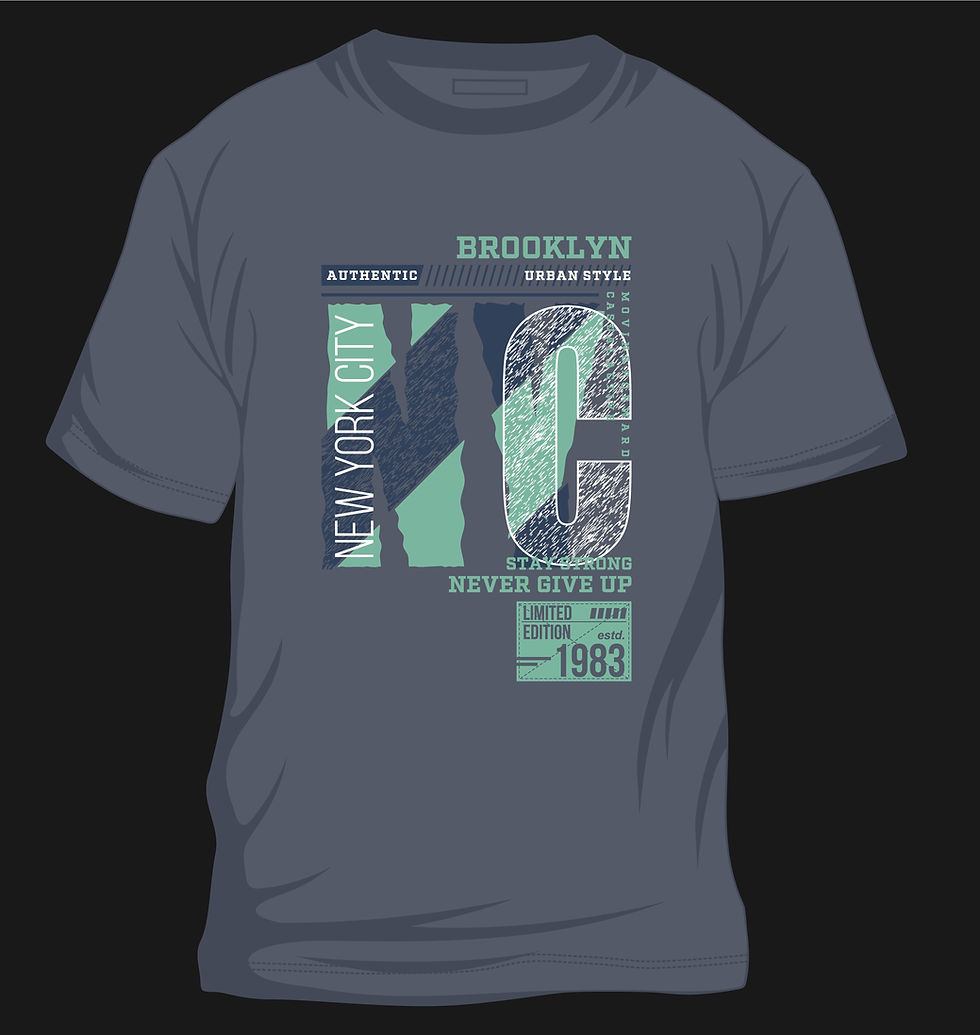 Thumbnail: skate boarding park brooklyn 1986 new york city typography printed t shirts