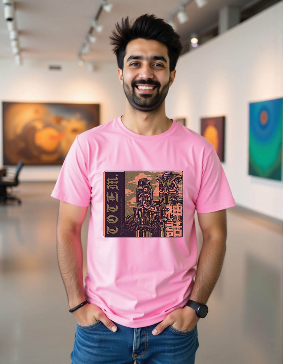 Thumbnail: Haze Strike Standard Fit Tee with Smoky Bolt Graphic Design