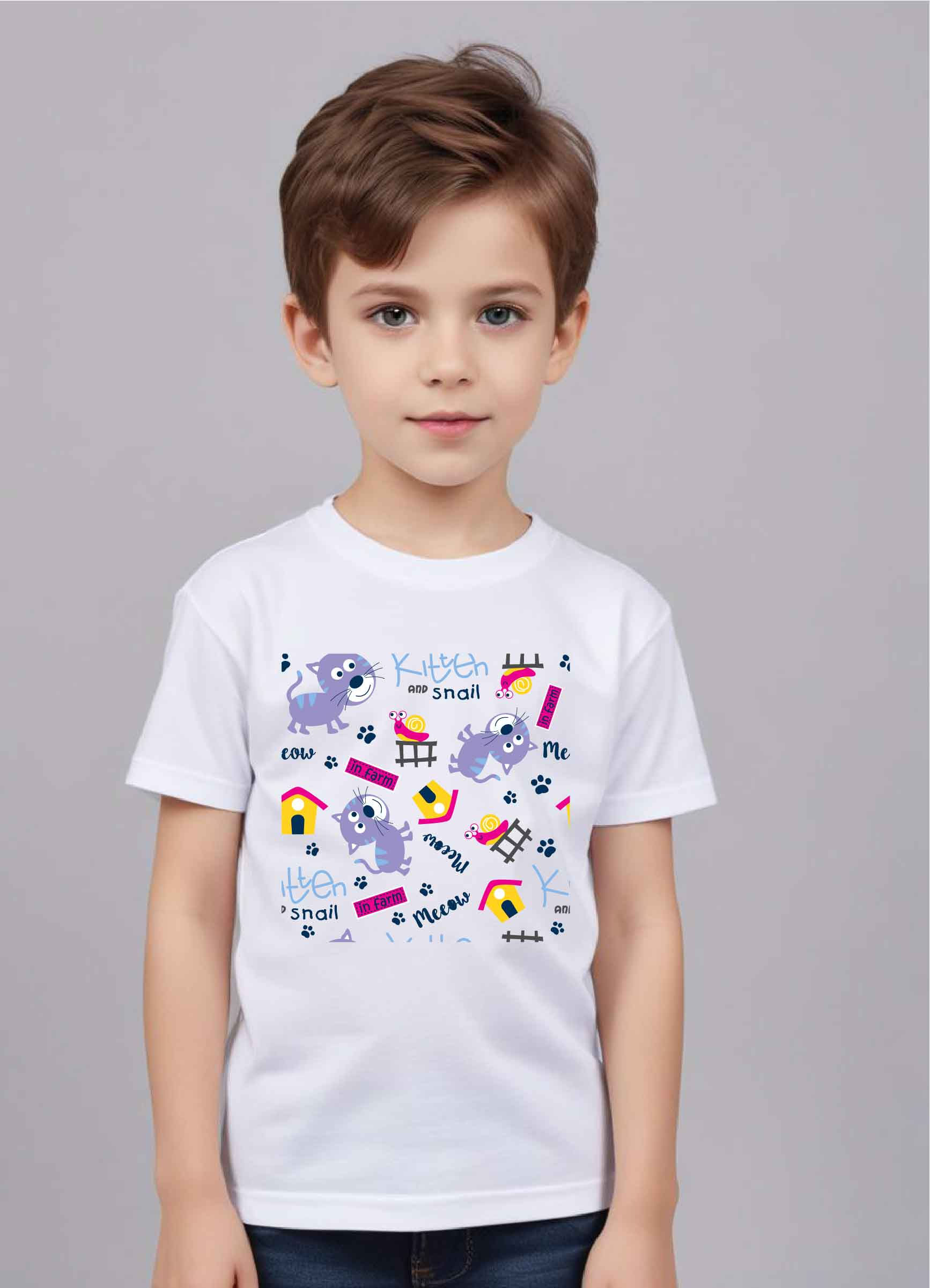 Celebration Ready: Stylish Cotton T-Shirts for Kids