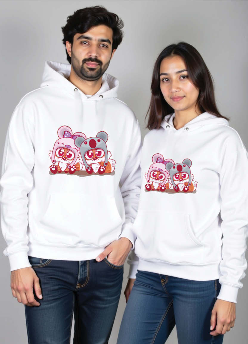 All of Me Loves All of You” Printed Couple Hoodie – Honest & Wholehearted Love