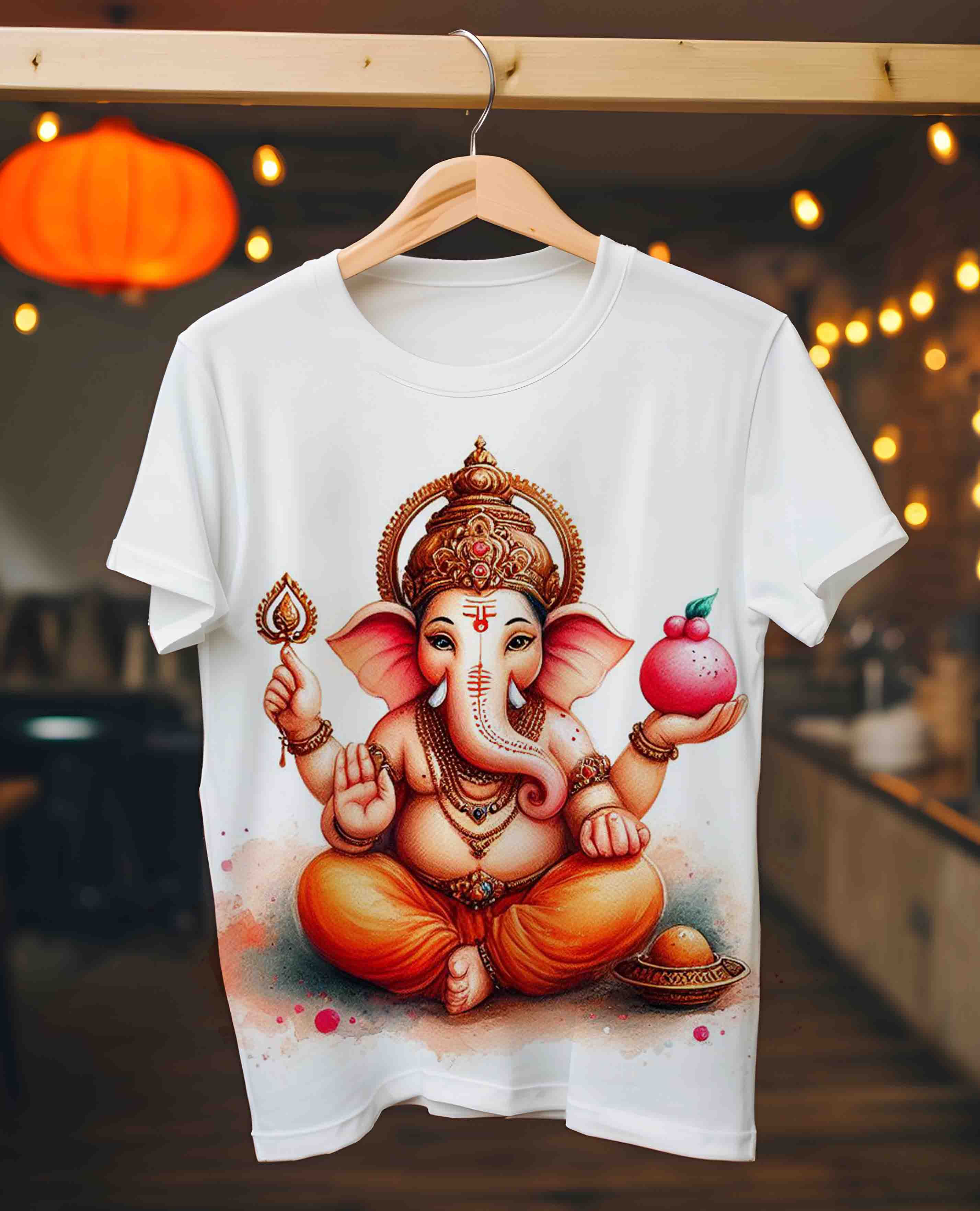 Asansol Full Graphic Ganesh Utsav T-Shirts: Coal City’s Artistic Festive Design