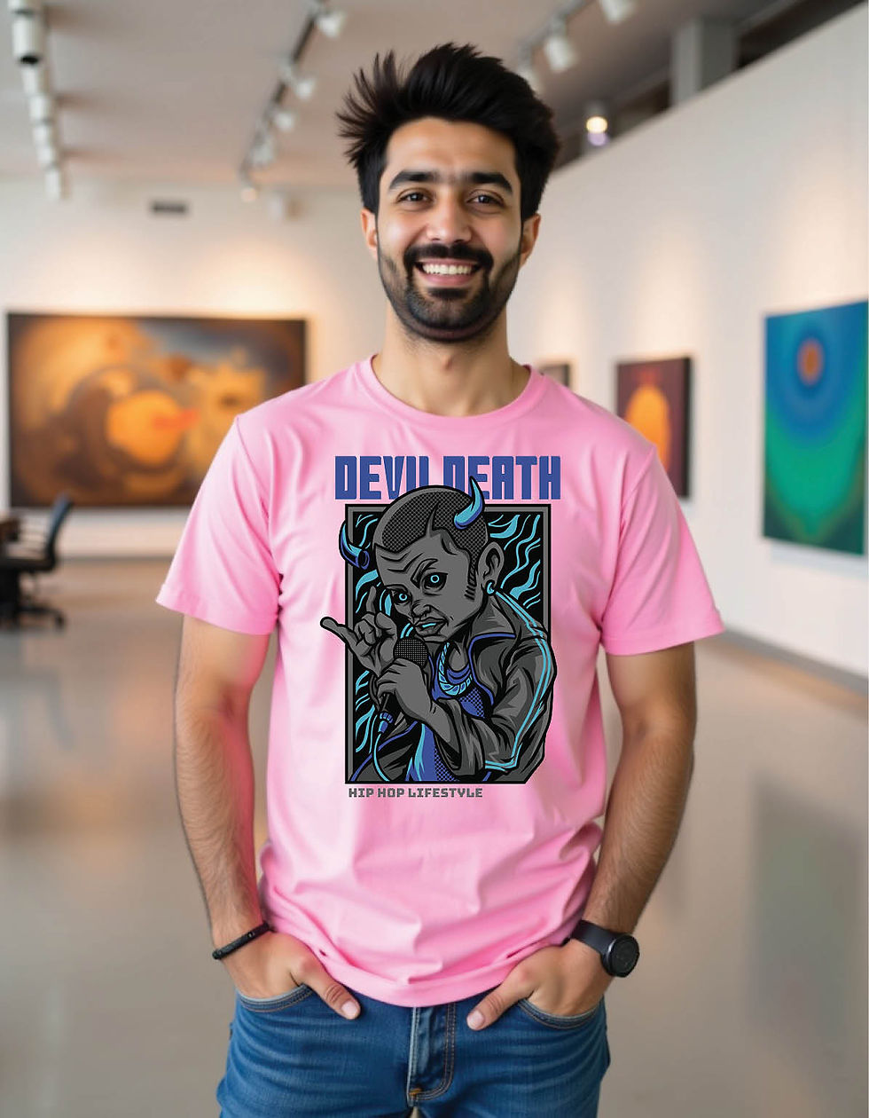 Night Soul Standard T-Shirt with Lunar Spirit Graphic Design